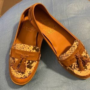 Never worn leather loafers